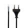 Network cord 2x0.75 mm², 1.8 m black rexant