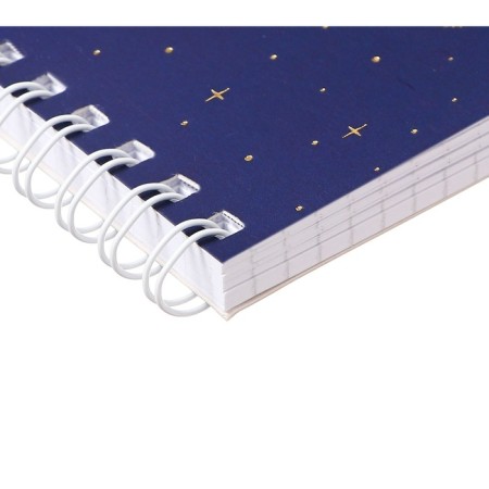 Notepad A6 60 sheets in a cage on the crest Meshu "Black Cat", matte lamination, foil embossing-1
