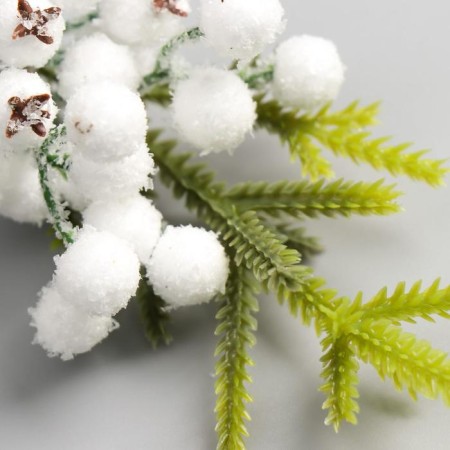 Decor for creativity "spruce branch and snowballs" 22 cm-2