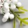 Decor for creativity "spruce branch and snowballs" 22 cm