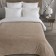 The blanket was valid, the size is 220x240 cm, the color is beige