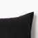 Ethel pillow, 30x50+1 cm, black, 100% cotton