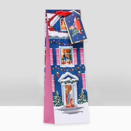 Package for a bottle Gift "Fairy Tale", Lux 12 x 36 x 8.5cm-2