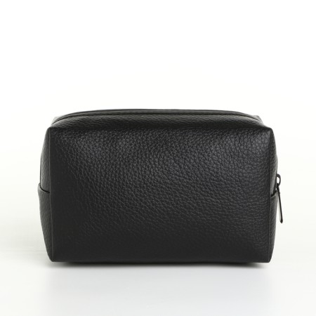 Cosmetic bag with lightning, black color-1