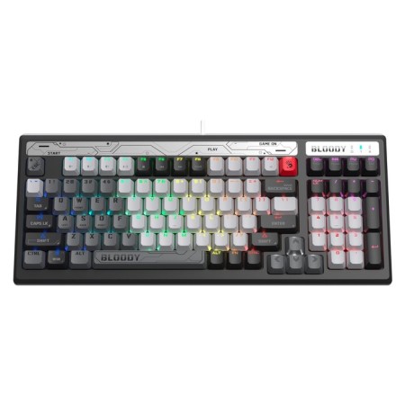 Keyboard A4Tech Bloody B950 Mechanical Gray/Black USB For Gamer Led (B950)-5