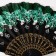 Fan h = 14 cm "Roy butterflies" mix