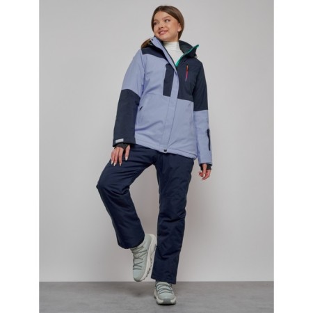 Ski suit, size 44, purple color-17