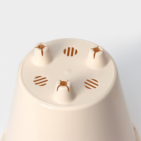 Kashpo for flowers with an insert "Louis", 2.7 l, color cream-3