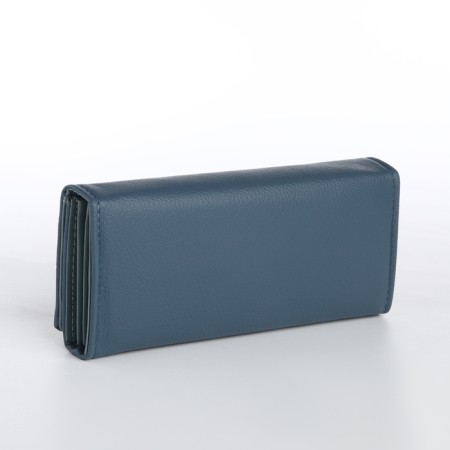 Women's wallet on a magnet, the color of dark blue-1