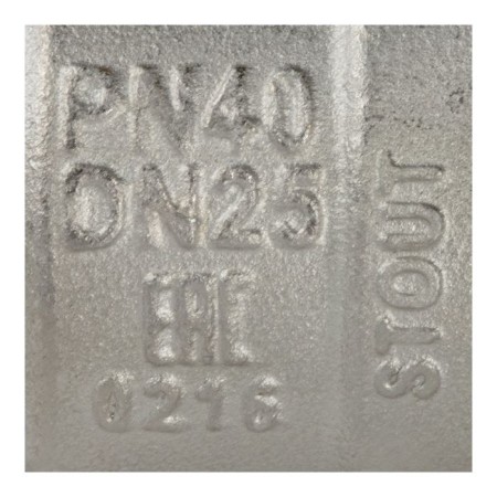 Ball barbar stout SVB-0006-000025, full-pass, 1 ", outer thread, butterfly-5