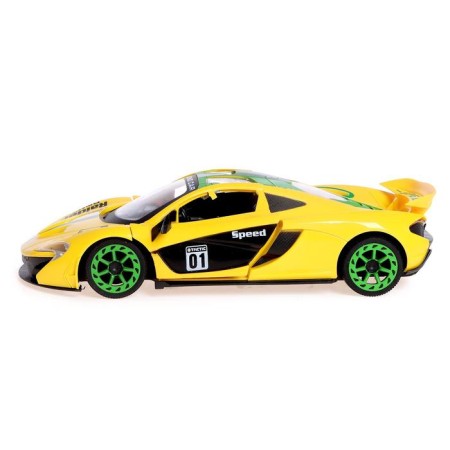 The radio -controlled "coupe" machine, doors open, works from batteries-1
