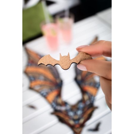 Wooden figured puzzle Ewa "Bat", 27 × 20 cm-5