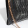 Lightning bag bag, black/white color