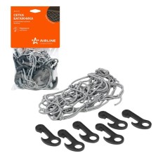 Luggage grid for fastening the cargo Airline as-S-07, 40x40 cm, 6 plastic hooks