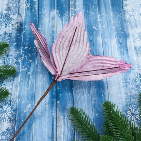 Decor "Cold Flower" 30x20 cm, lilac shine-2