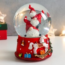 Souvenir Polystone Water Ball Music 