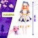 Hinge doll "fluffy fashion", with a pet