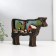Souvenir tree "Cow on the farm" 18x11.5 cm