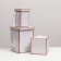 Set of boxes 3 in 1, gold, 17 x 25 cm / 14 x 23 cm / 10 x 18 cm