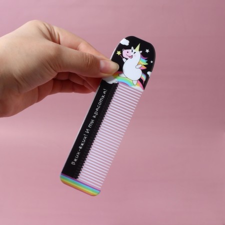 Figure comb “unicorn”, 14.7 × 3.7 cm-3