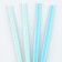 Assorted cocktail tubes, set 12 pcs., Blue color