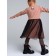 Tights for girls, height 122-128 cm, 2 pairs