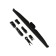 Autovirazh wiper brush, 16 "/400 mm, winter, hook