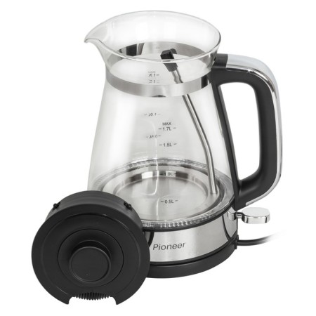 Pioneer KE805G kettles, glass, 1.7 l, 2200 watts, silver-4