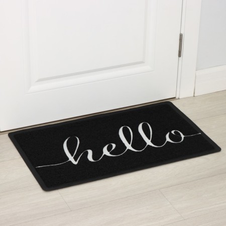 Rapid rug Ladom, 45 × 75 cm, PVC, black color-5