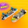 A set of finger skateboards, 2 pieces, mix