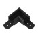 Corner Connector for the Arte Lamp Optima A740606, 2.5x5x5 cm, black