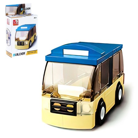 Designer "City Transport", 59 parts, 4 types, mix-3
