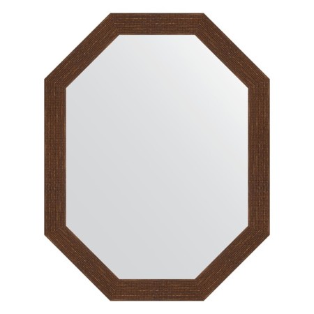 Mirror in the baguette frame, mosaic antique copper 70 mm, 72x92 cm