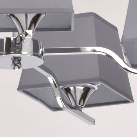 Ceiling chandelier "Conrad" 5x60W E27 Chrome 60x60x40cm-5