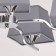 Ceiling chandelier "Conrad" 5x60W E27 Chrome 60x60x40cm