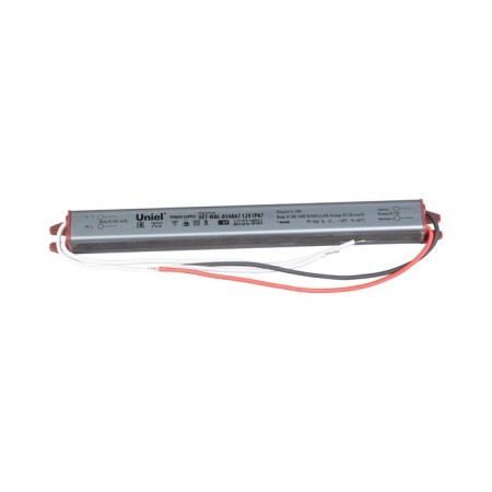 Power supply uniel, 24 watts, IP67, 12 V, 50-60 Hz, 2a, 1 output, silver color