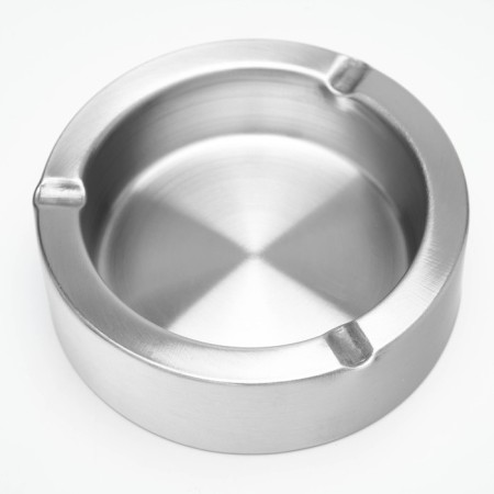 Stainless steel ashtray, 11.5 x 3.5 cm-1