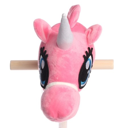 Soft toy "Unicorn-Sckun", on a stick, pink color-10