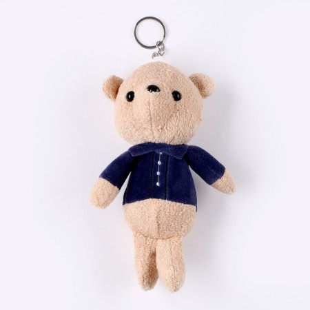 Soft toy "Bear", on a key fob, color mix-6