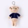 Soft toy "Bear", on a key fob, color mix
