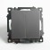 2-clavy switch (mechanism), 250V, 10A, Stekker series Katrin, silver, GLS10-7107-03 1022443