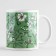 Ceramic "Irina" classic, 320 ml, green color