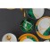 Tea steam porcelain shares "Malachite box", 2 items: a cup 250 ml, a saucer d = 15 cm, green color