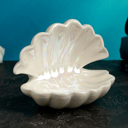 Steam stand "Shell" White, 13x10x11cm