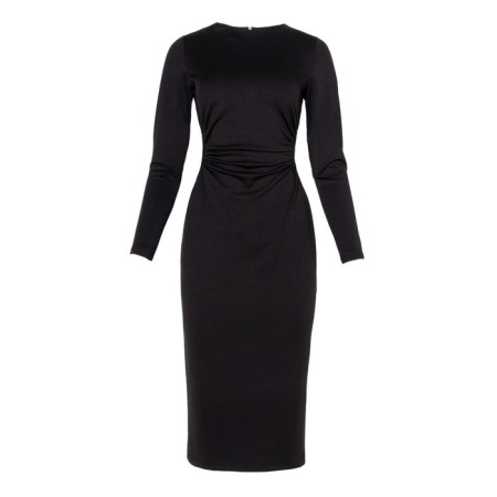 Women's dress Midi with a cut Mist p. 46, black-5
