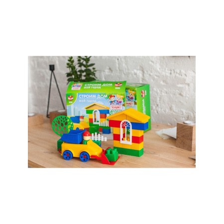 Конструктор «МОЙ ГОРОД: Строим дом», 30 деталей-4