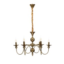 Milano chandelier 6he14 40W bronze 68x68x79 cm