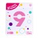 Foil ball 40 "Number 9", Flamingo Slim color