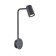 Wall lamp Mantra Sal, GU10, 1x10W, 166x100x383 mm, matte black color
