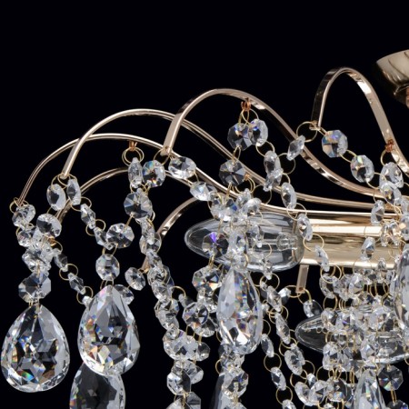 Breeze chandelier 6x60W E14 gold 56x56x38cm-3